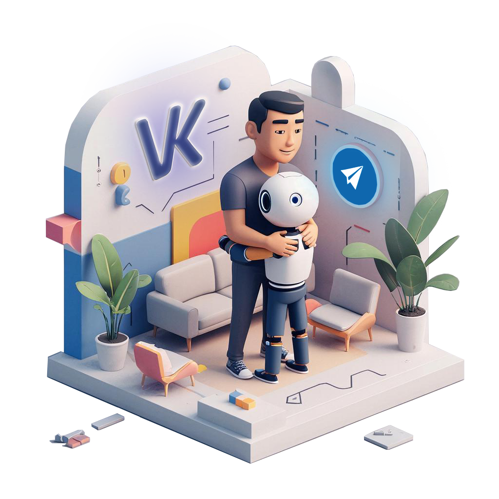 Создание ботов Telegram и VK